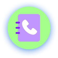 Phone number lookup icon for reverse phone verification